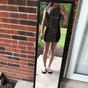 Arden B Black & Sequin Form Fitting Dress. Size S